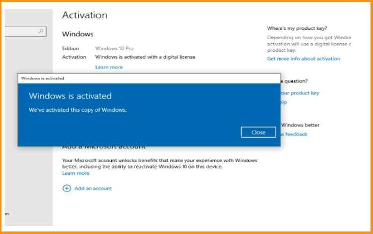 Activez Windows 10