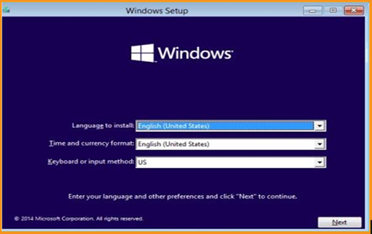 Installer Windows 10