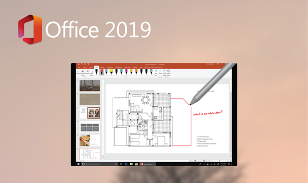 Fonctionnalités d'encrage améliorées dans PowerPoint 2019