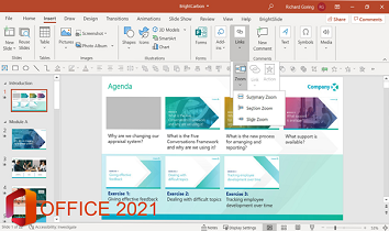 Microsoft's New Search in PowerPoint 2021