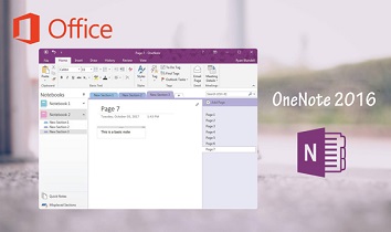Office Standard 2016 Nouveautés de Onenote 2016