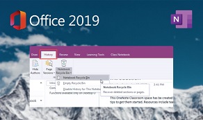 onenote 2019 for mac Recover deleted notes