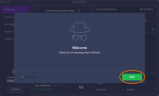 AVG AntiTrack sur macOS