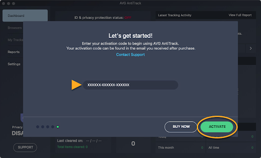 AVG AntiTrack sur macOS