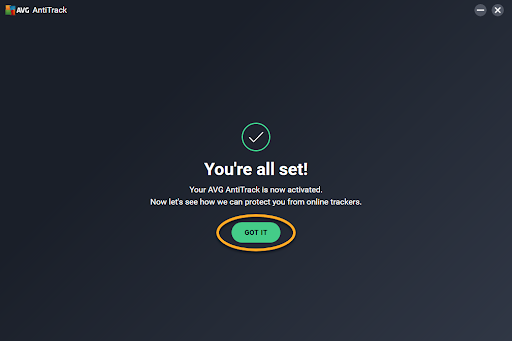 AVG AntiTrack sur Windows