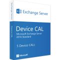 Exchange Server 2016 Standard - 5 Device CALs Exchange Server 2016 Standard - 5 Device CALs