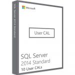 SQL Server 2014 Standard - 10 User CALs