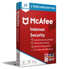 McAfee Internet Security 2022-2023, Runtime: 1 Year, Device: 10 Device, image 
