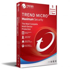 Trend Micro Maximum Security, Runtime: 1 Year, Device: 5 Device, image 