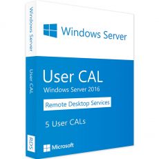 Windows Server 2016 RDS - 5 User CALs