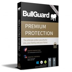 BullGuard Premium Protection, Runtime: 1 Year, Device: 5 Device, image 
