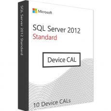 SQL Server 2012 Standard - 10 Device CALs