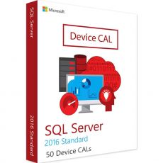 SQL Server Standard 2016 - 50 Device CALs
