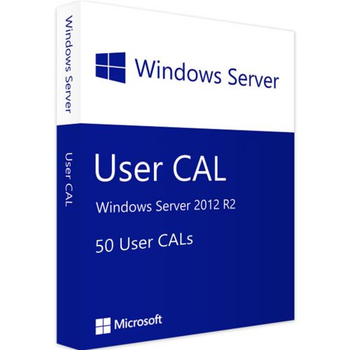 Windows Server 2012 R2 - 50 User CALs Windows Server 2012 R2 - 50 User CALs