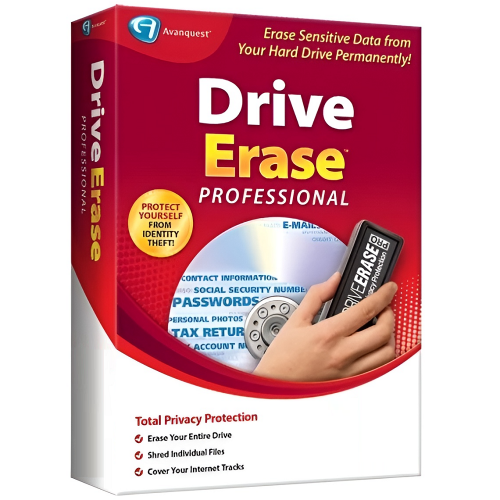 Drive Erase Professional, English