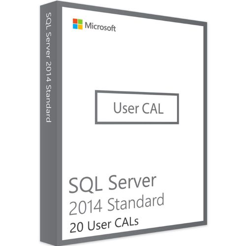 SQL Server 2014 Standard - 20 User CALs SQL Server 2014 Standard - 20 User CALs