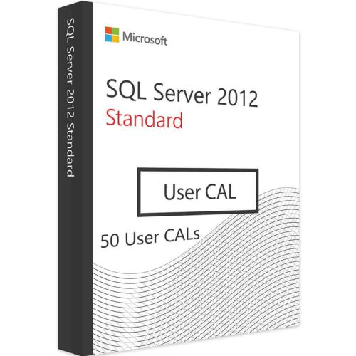 SQL Server 2012 Standard - 50 User CALs SQL Server 2012 Standard - 50 User CALs