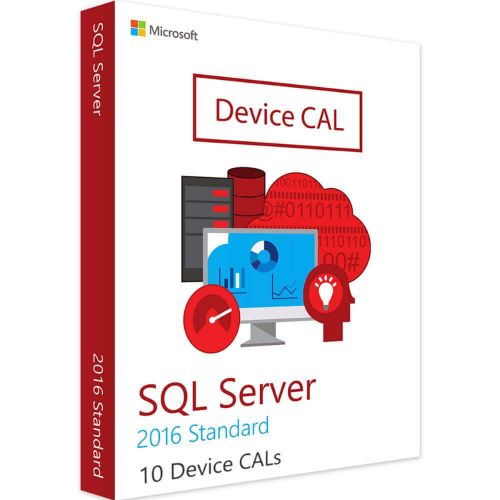 SQL Server Standard 2016 - 10 Device CALs SQL Server Standard 2016 - 10 Device CALs