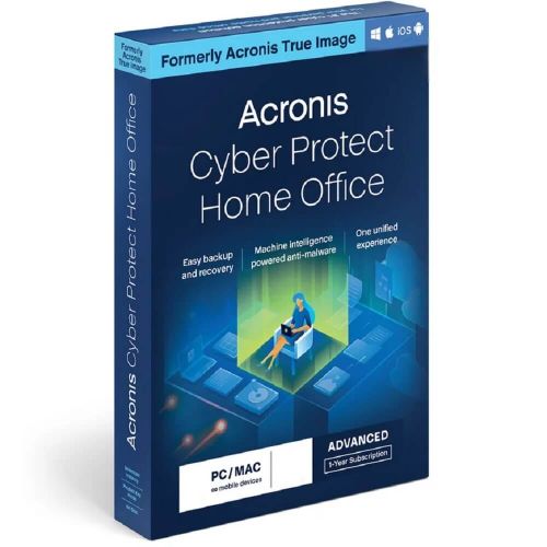 Acronis Cyber Protect Home Office Advanced 2025-2026, Device: 5 Devices, Time and Storage: 1 year + 250 Cloud Storage, image 