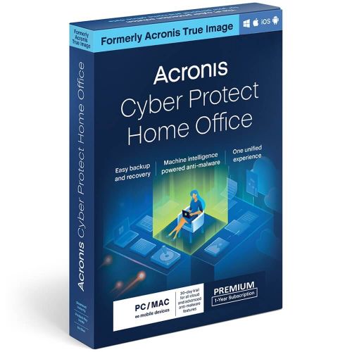 Acronis Cyber Protect Home Office Premium 2025-2026, Appareils: 1 Appareil , Time and Storage: 1 year + 1 TB Cloud Storage, image 