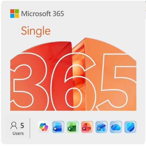 Microsoft 365 Single – 1 Person, Up to 5 Devices, 1-Year Subscription – Office Apps with Copilot & 1 TB Cloud Storage, image 